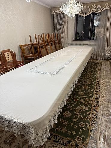 журнальный стол бу: Стол и стул для зала, Б/у, цвет - Коричневый — 5