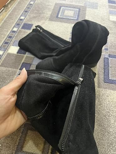 Оксфорды: Сапоги, 35, Б/у, цвет - Черный — 3