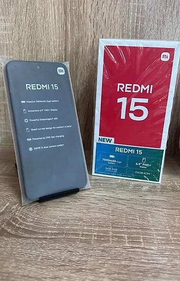 xiaomi poco: Redmi, Redmi 15, 256 ГБ, цвет - Черный, 1 SIM — 1