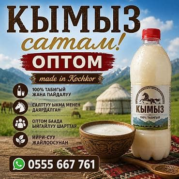 Кымыз оптом — 100% натуральный, традиционно приготовленный напиток из