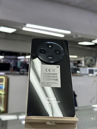poco pad: Redmi, Redmi 14C, Б/у, 128 ГБ, цвет - Черный, 2 SIM — 1