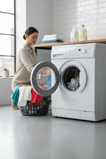 мастера по ремонту стиральных машин: Кир жуучу машина Samsung, Автомат, 5 кг чейин — 1