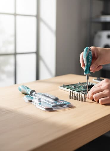 купить набор инструментов для авто бишкек: Набор отвертки TOTAL Screwdriver Set, 12 предметов (Cr-V) Состав: - — 1