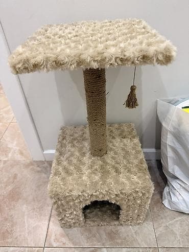 Когтеточка-домик для кошек - Многофункциональная конструкция 2-в-1