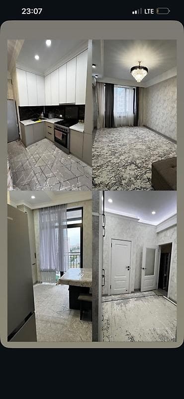 сдаю в джале: 1 комната, 54 м², Джал мкр (в т.ч. Верхний, Нижний, Средний) Элитка, 6 этаж, Свежий ремонт — 1