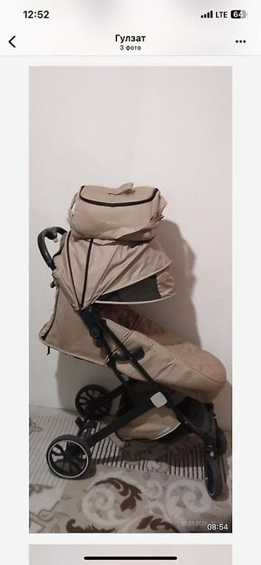 the nort face: Прогулочная коляска-трость, бежевый цвет. Особенности: - Легкая — 2