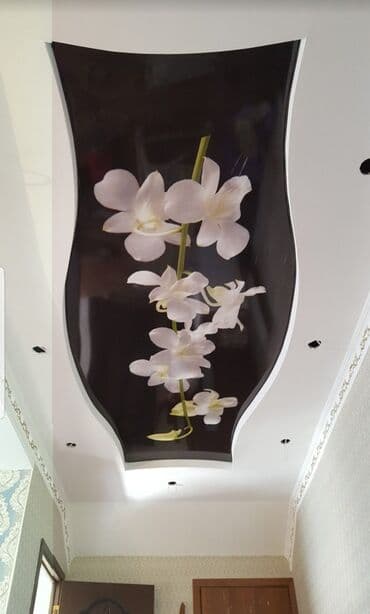 продажа стрейч пленки: Чёрный натяжной потолок Делаем любой сложности натяжного потолка — 19