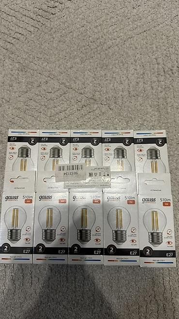 LED-лампы Gauss Elementary Filament, цоколь E27 - Световой поток: 510 — 3