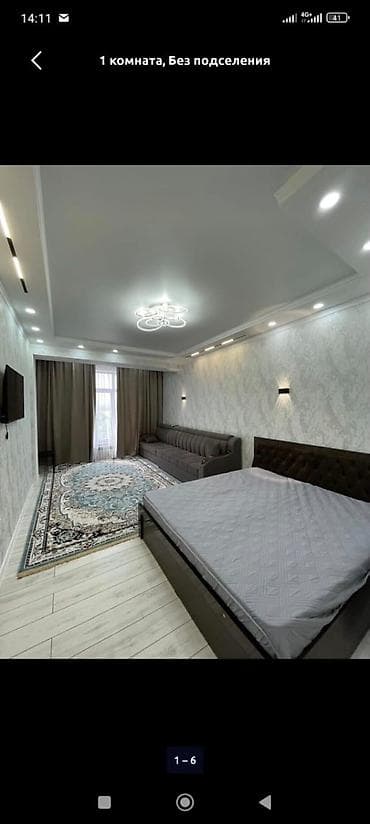 квартира 12000: 1 комната, Люкс, элитка, Мед Академия, Постельное белье, Кондиционер, Парковка — 1