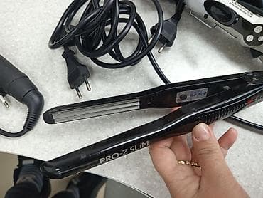 паровой утюк: Продаю плойки и гафре белая 500,черные по 1000,гафре2500 фирма деваль — 3
