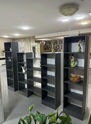 полка металический: Модульные стеллажи открытого типа - Цвет: графит/темно‑серый с — 1