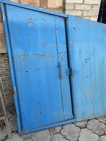 Распашные ворота: Металлические гаражные ворота - Материал: сталь, цельносварная — 2