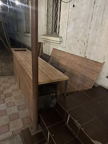 Столы: Барная стойка/прилавок из дерева с реечным фасадом Брал за 25000 цена — 3
