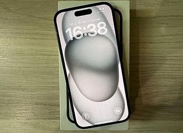 redmi note 10a: IPhone 15 Pro, Б/у, 128 ГБ, Black Titanium, Коробка, 85 % — 3