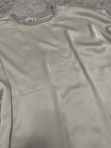 Жеке буюмдар: Кофта Италия 🇮🇹 Размер 46-48-50 - Цвет: айвори с серыми отделками — 2