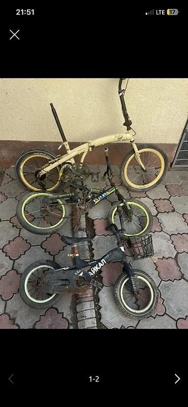 детский трехколесный велосипед бишкек: Набор детских и подростковых велосипедов на запчасти. Состав: - — 2