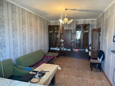 квартиру район пишпек: 3 комнаты, 70 м², 106 серия, 6 этаж, Старый ремонт — 1