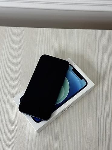 i phon: IPhone 12, Б/у, 64 ГБ, Синий, Коробка, 76 % — 3