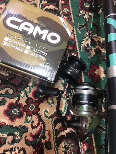 Охота и рыбалка: Спиннинговый комплект для рыбалки: - Катушка Kaida CAMO CAM3000 — 1