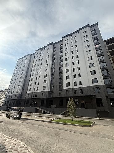 Квартиры: 1 комната, 53 м², Асанбай мкр Элитка, 8 этаж, ПСО (под самоотделку) — 8