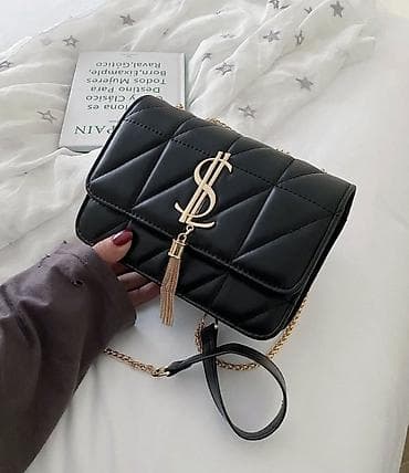 сумку клатч ysl: Классическая сумка, Saint Laurent, Китай, Материал: Экокожа, Стеганая модель, Женские, Новый — 1