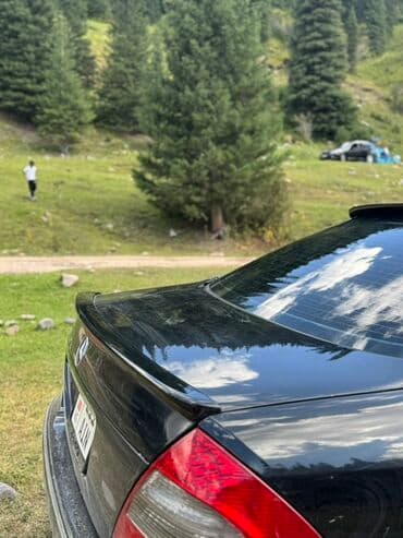 наконечник на глушитель: Задний спойлер Mercedes-Benz 2004 г., Новый, Аналог — 7