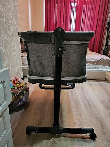 chicco echo: Люлька, Б/у, Колыбель, Металл, цвет - Серый — 1