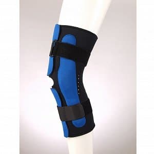 ортез коленного сустава: Ортез коленный разъемный с полицентрическими шарнирами удлиненный — 1