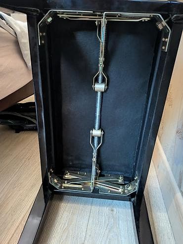 банкетка для пианино: Банкетка, Б/у, Без полок, Самовывоз, Платная доставка, цвет - Черный — 2