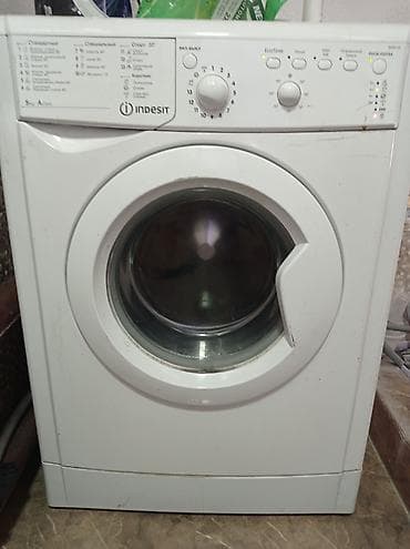 компь: Кир жуучу автомат машина, Колдонулган, Indesit, 5 кг чейин, Фронталдык, Дүңүнөн — 2