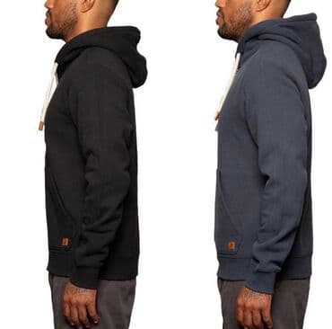 Эркектер кийими: FUNDAMENTAL COAST Худи из мягкого трикотажа с частичной — 2