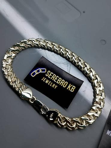 what: На Заказ Серебряные Цепи и Браслеты Ручная работа Проба — 2