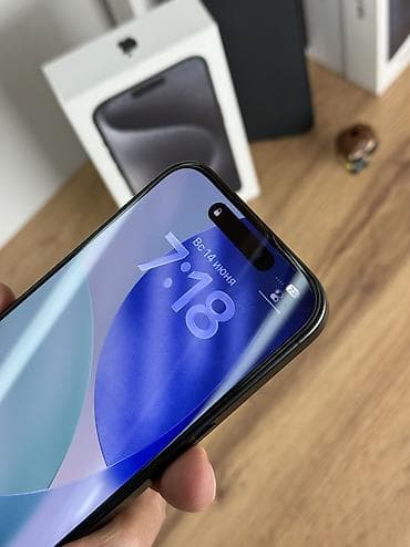 second tech: IPhone 15 Pro, Б/у, 256 ГБ, Black Titanium, Защитное стекло, Чехол, Кабель, 88 % — 5