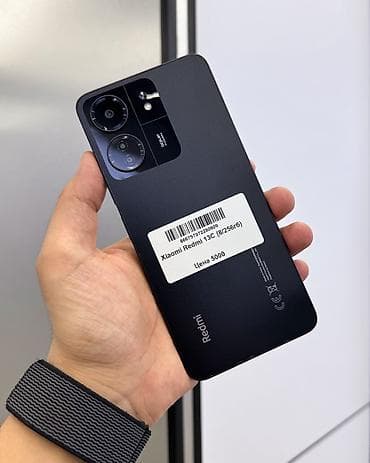 Redmi, Redmi 13C, Б/у, 256 ГБ, цвет - Черный, 2 SIM