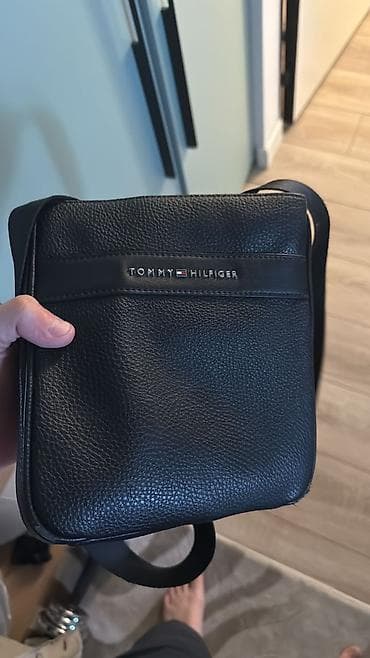 томми мол: Мужская поясная/через плечо сумка Tommy Hilfiger. - Цвет: черный - — 1