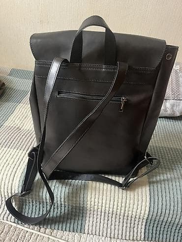 сумка курер: Рюкзак, Материал: Экокожа, Унисекс — 2