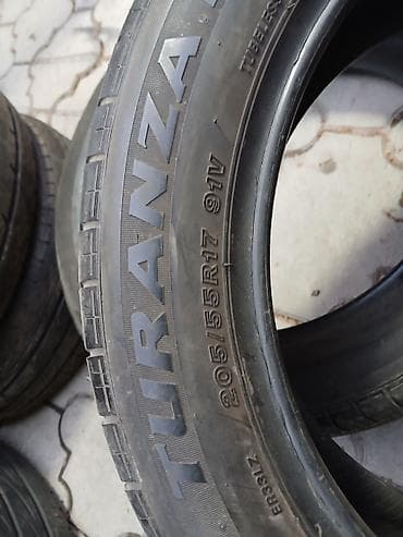 evro r: Шины 205 / 55 / R 17, Лето, Б/у, Пара, Легковые, Япония, Bridgestone — 2