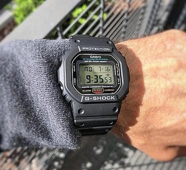 Наручные часы: Золотая классика g-shock gw5600 ___ функции : секундомер, таймер — 9