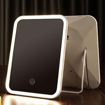 Дом и сад: Зеркало с подсветкой🔥 Три положения света, зарядное устройство — 1