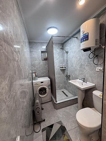 жал мкр: 3 комнаты, 56 м², 104 серия, 4 этаж, Дизайнерский ремонт — 6