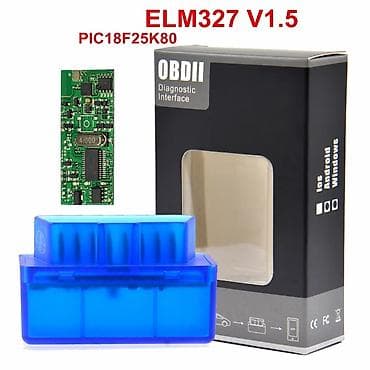 usb adapter: ELM 327 адаптер, оригинал. Блютуз. ОБД2. Версия 1.5. Чип 25к80 — 1