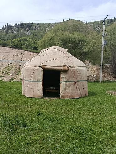тент для юрты: Продажа юрты, Каркас Деревянный, 45 баш, Диаметр: 4 метра — 1