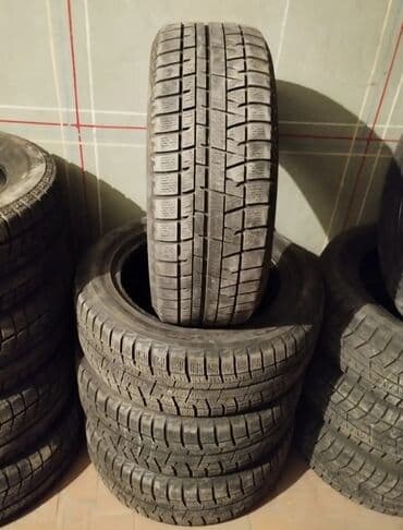 шина на мини трактор: Шины 205 / 55 / R 16, Зима, Б/у, Комплект, Легковые, Япония, Yokohama — 1