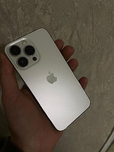 xiaomi note: IPhone 13 Pro, Б/у, 256 ГБ, Серебристый, Чехол, Кабель, 85 % — 1