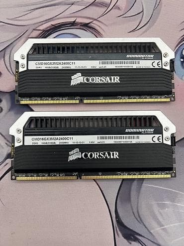 Оперативная память (RAM) для ПК, Б/у, Corsair, 16 ГБ, DDR3, 2400 МГц — 3