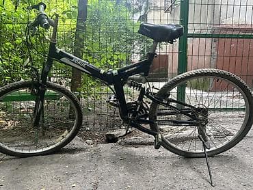 Горный велосипед Koruf (надпись на раме), складная рама с центральным