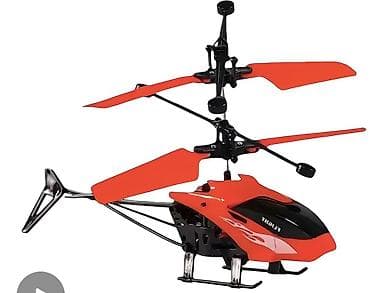 Мини-вертолет на радиоуправлении (двухроторная схема, гироскоп) -