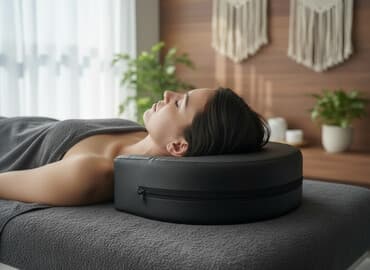 подушки для копчика: Подголовник-седло для мойки головы в салоне/дома. Описание: - Мягкий — 1