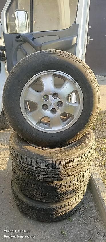 golf 3 gti: Колеса в сборе 215 / 70 / R 16, Всесезонная, Б/у, Комплект, Легкий коммерческий транспорт (C/LT), Литые, отверстий - 5 — 1