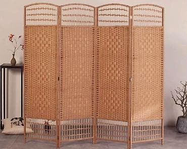 inversion stol: Ширма, перегородка Материал: Ротанг, Колличество секций: 4, Плетёная, Для салона — 3